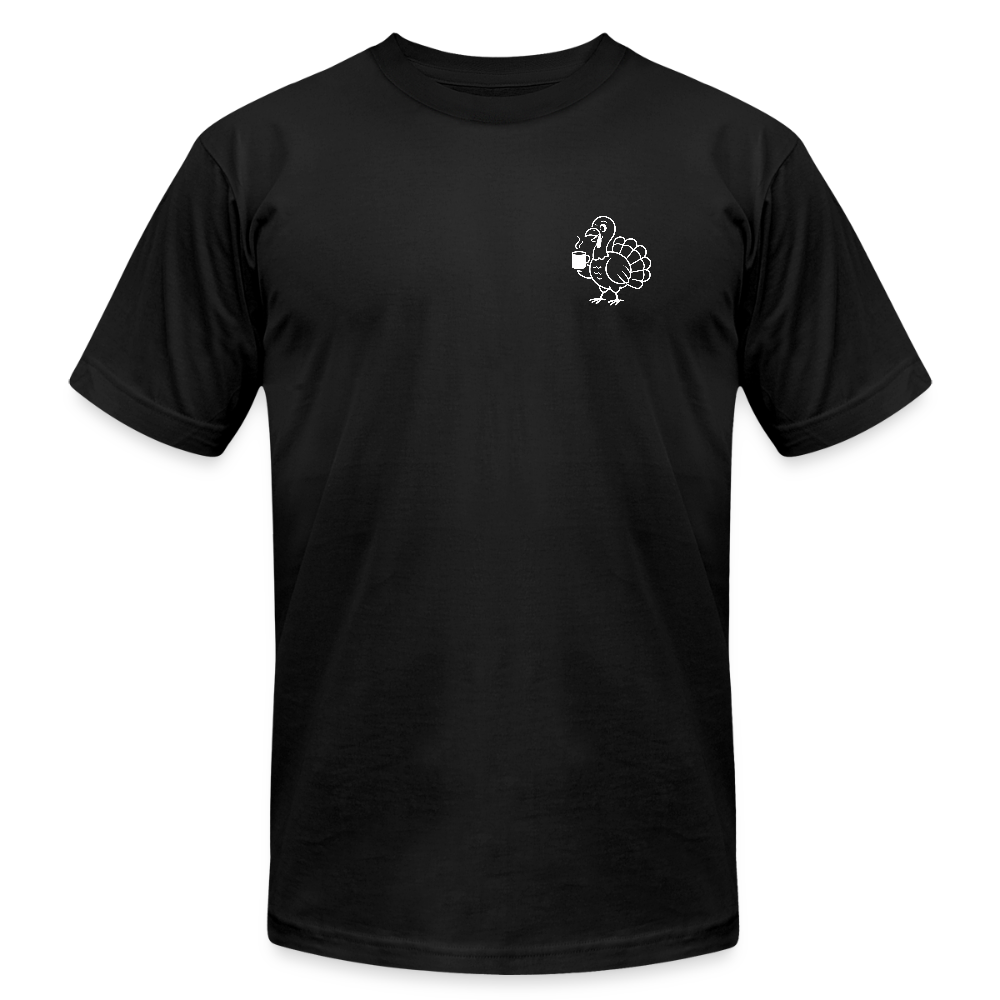 Turkey Trot Support Crew T-Shirt (No Running) Unisex - black