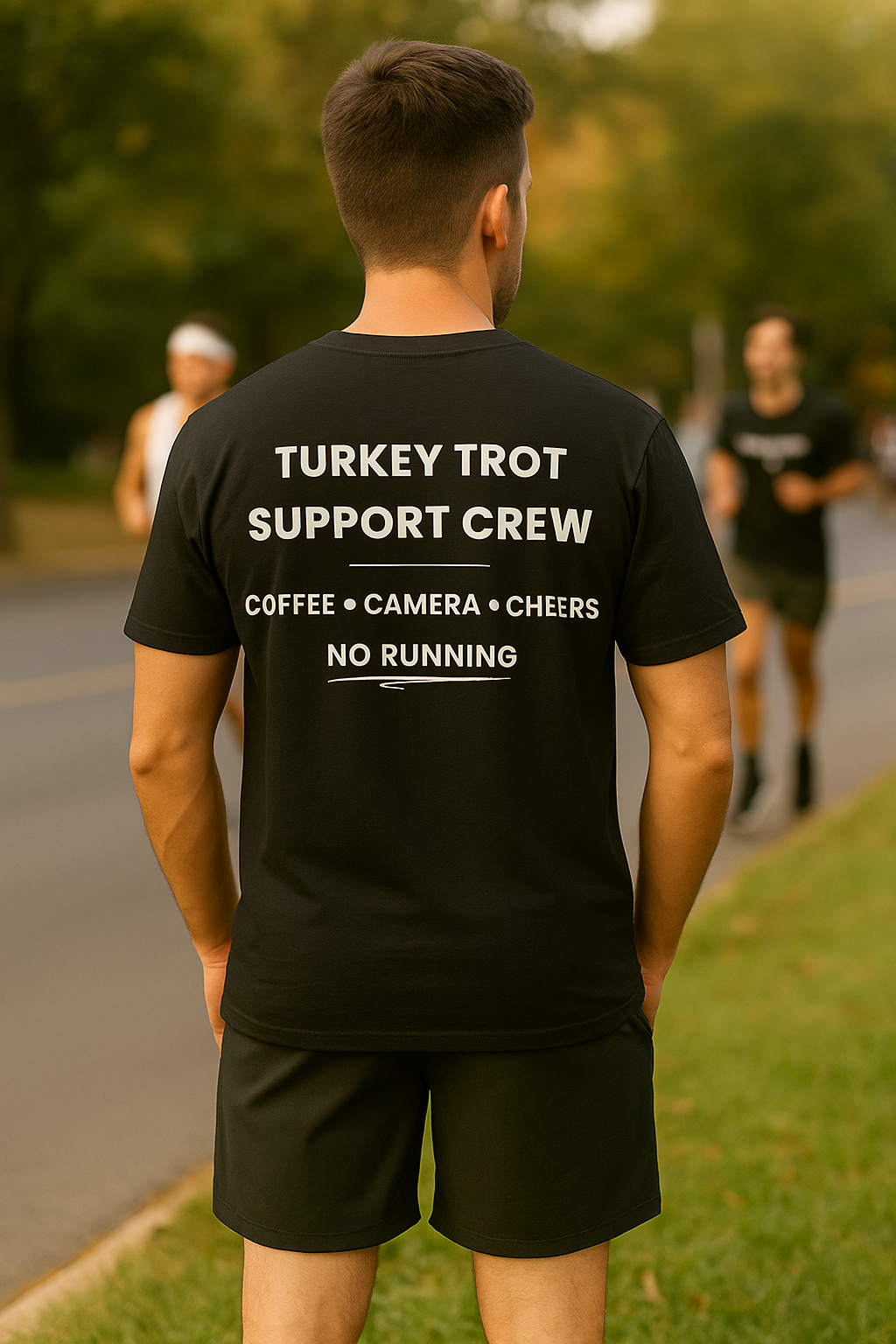 Turkey Trot Support Crew T-Shirt (No Running) Unisex